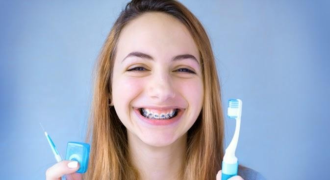 This is the image for the news article titled How to Floss with Braces